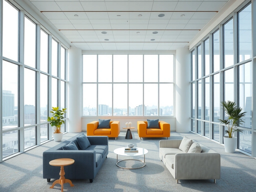 Seoul office interior with modern design